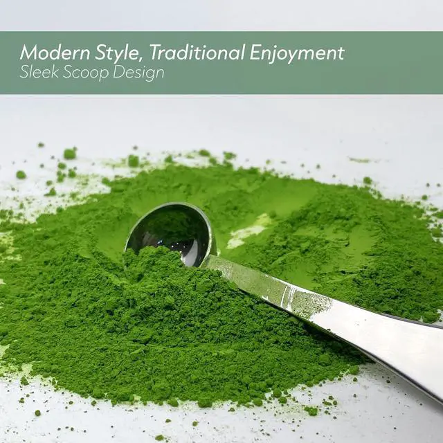 Alt view image 7 of 7 - | 1g Matcha Tea/Coffee Scoop Measuring Spoon | Boxed Matcha Green Tea Powder 1g Scoop | 2.5ml Capacity 1/2 Teaspoon Size | Cutlery Kitchen Utensil Gift | Premium Stainless Steel |