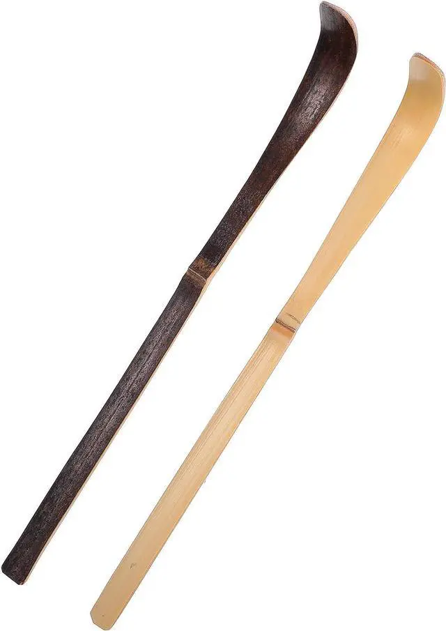 Main image of 2 Pcs Matcha Spoons, Bamboo Scoop Tea Leaf Sticks Tea Whisk Scooping Teas Ceremony Utensil Chashaku Hooked Green Teas Spoon for measuring Coffee Powder Espresso Lover Spices Condiments