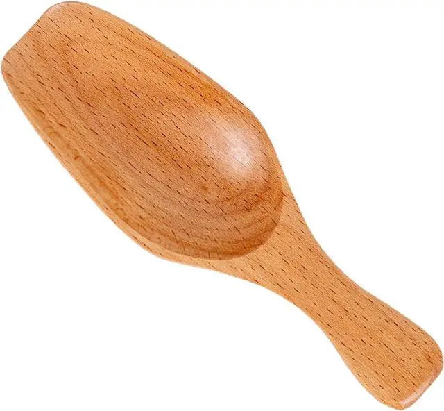 Main image of Wooden Coffee Scoop, Wooden Scoops for Jars, Wood Scoops for Canisters Ground Coffee Tea Sugar Flour Bath Salts Laundry Detergent