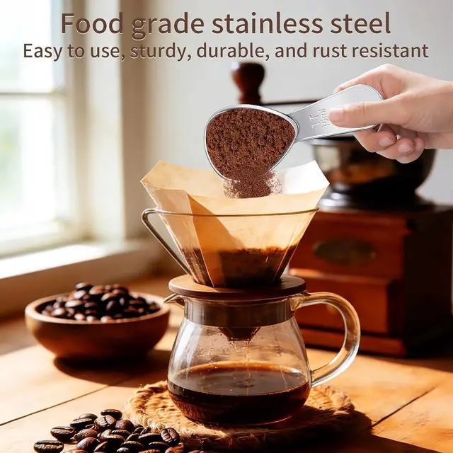 Alt view image 4 of 7 - 3 Pcs Coffee Scoop,1 Tbsp Coffe Spoons for Tea,Sugar,Flour or Coffe