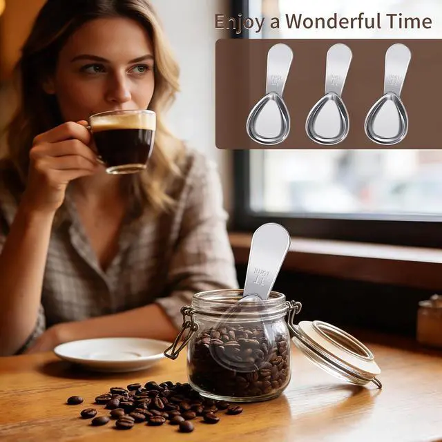 Alt view image 7 of 7 - 3 Pcs Coffee Scoop,1 Tbsp Coffe Spoons for Tea,Sugar,Flour or Coffe