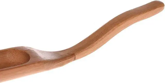 Alt view image 3 of 6 - 3 Pieces Wooden Loose Tea Scoops, Natural Bamboo Wood Spoons for Scooping Coffee Powder, Spices and Condiments, Long Handle 7"
