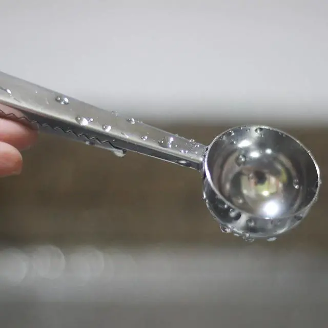 Alt view image 4 of 4 - Stainless Steel Coffee Scoop with Clip, 2-Pack 1 Tbsp Measuring Spoon
