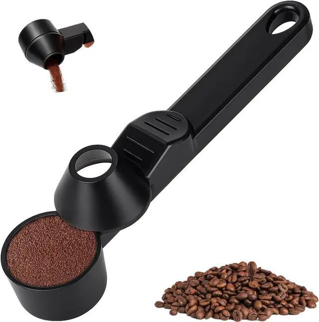 Main image of Palksky Coffee Scoop & Funnel for Reusable K Cup Refillable Coffee Pods, 2 Tablespoon Slide Coffee Measuring Funnel Scooper,1PCS