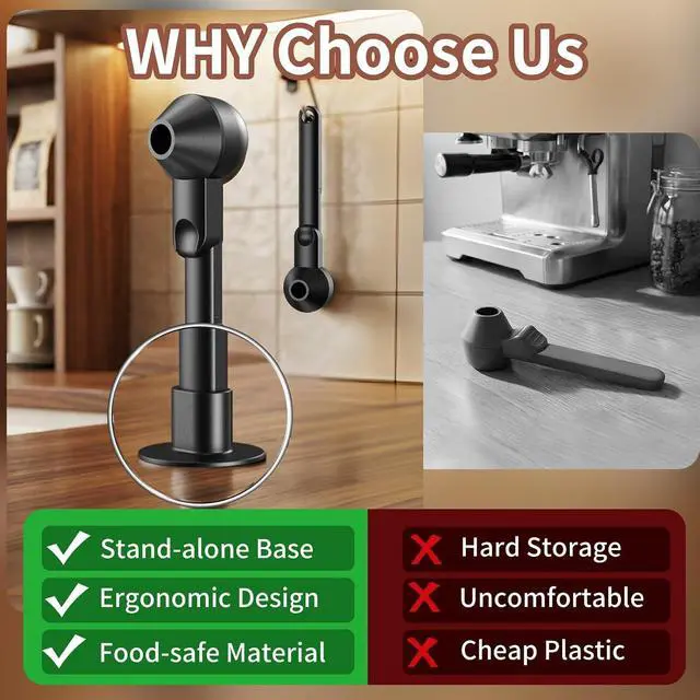 Alt view image 4 of 7 - Coffee Scoop with Funnel for Ground Coffee, Protein Powder & Tea, 2 Tbsp