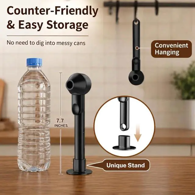 Alt view image 5 of 7 - Coffee Scoop with Funnel for Ground Coffee, Protein Powder & Tea, 2 Tbsp