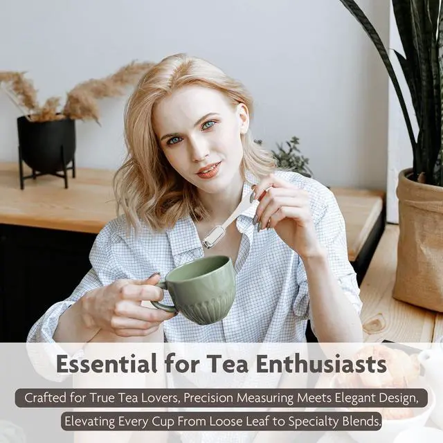 Alt view image 6 of 6 - 1.5tsp(7.5ml) Tea Scoop for Loose Leaf, Stainless Steel Measuring Spoon