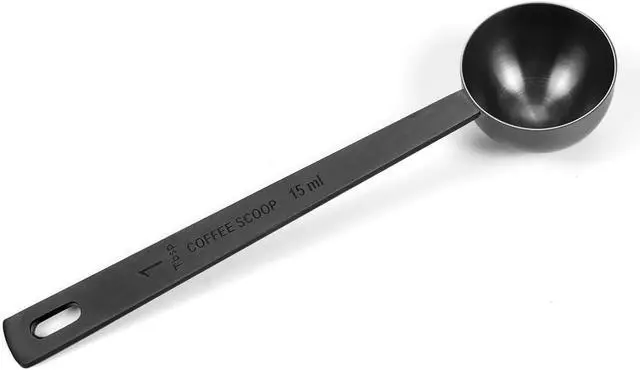Alt view image 7 of 7 - Coffee Scoop 15ml (1 Tbsp) Stainless Steel Tablespoon - Long Handle Measuring Spoon for Ground Coffee, Espresso, Protein Powder & Loose Tea | Dishwasher Safe with Hanging Hole
