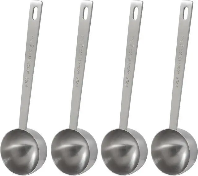 Main image of 4-Piece Stainless Steel Long Handle Measuring Spoons