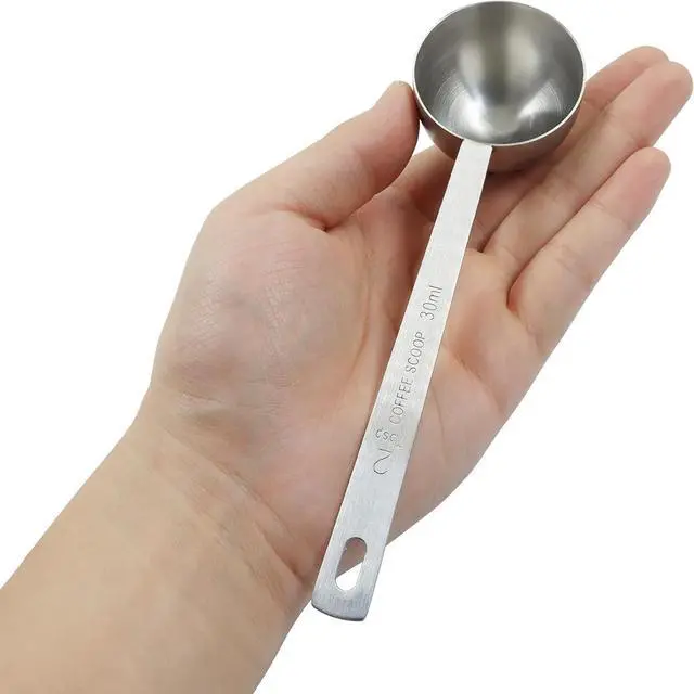 Alt view image 5 of 5 - 4-Piece Stainless Steel Long Handle Measuring Spoons