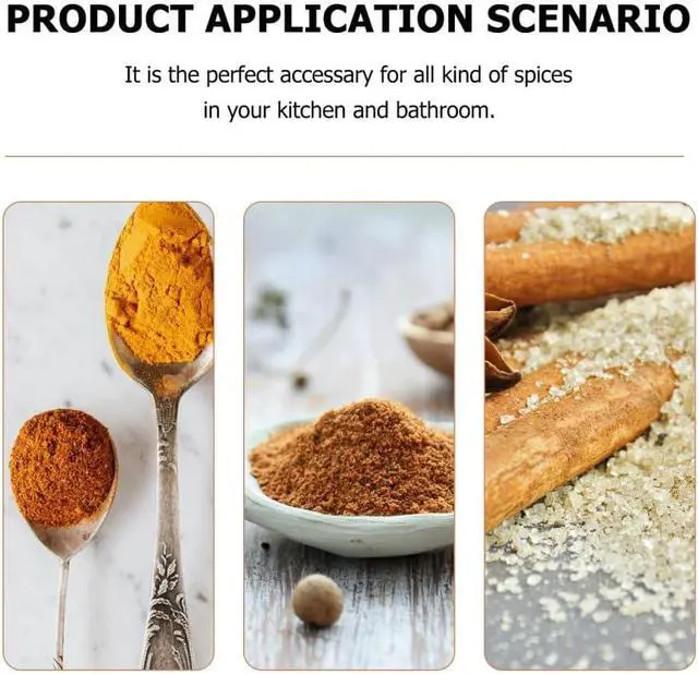 Alt view image 7 of 7 - DOITOOL Mini Wooden Salt Spoon Set 5Pcs Small Tea Scoop Kitchen Spice Shovels for Flour Sugar Cereal Serving with Various Handles 4.33In