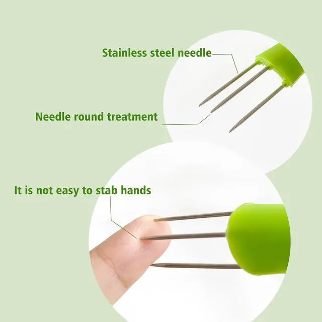 Alt view image 6 of 7 - KIKINIKO Pickle Fork 2 Pack pickle grabber, olive fork pickle picker pickle gift kitchen gadgets pickle gifts pickle forks for the jar pickle holder