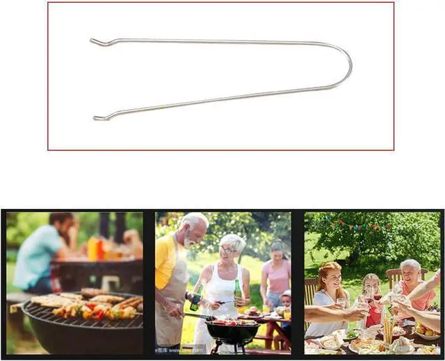 Alt view image 4 of 7 - 5 Pack Baking Rack Lifter Compact Stainless Steel Cooking Rack Lifter Gripper for Baking Sheet with Rack Set Cooling Racks Air Fryer Basket Steamer Rack Pressure Canner Racks BBQ Grill Topper