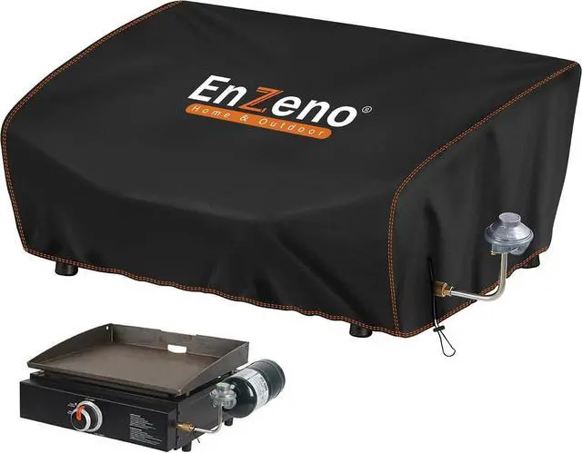 Main image of Enzeno Griddle Cover for Blackstone 17 inch Tabletop Griddle with Hood,Grill Cover for Blackstone Adventure Ready and More Mini Camping Tabletop Griddle Waterproof Dustproof Windproof