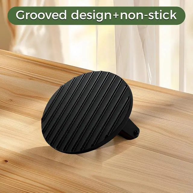 Alt view image 5 of 7 - XUDAKAIXIN Cast Iron Smash Burger Press 7.1",Grill Bacon Meat Press Tool,Perfect for Blackstone, Camp Chef, Weber Grills & Indoor Griddles BBQ & Cookout Must-Have (Grooved)