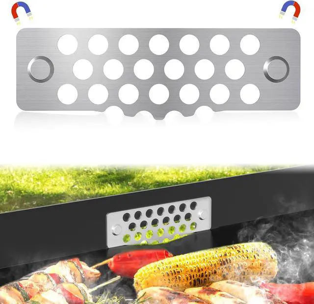 Main image of Griddle Accessories of Blackstone Grease Gate Blocker, Compatible with All Blackstone Griddle Accessories, Blocks Food from Falling into Rear Grease Trap (1Pack)
