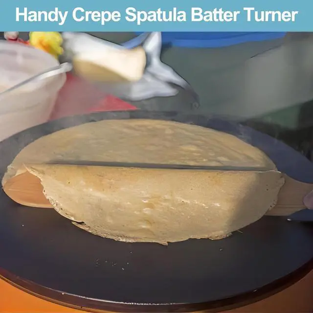 Alt view image 3 of 7 - Crepe Spreader and Spatula Set, Wooden Crepe Tools Kit for Any Pan Maker