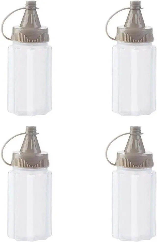 Main image of 4pcs Mini Jam Squeeze Bottle Jar with Lid