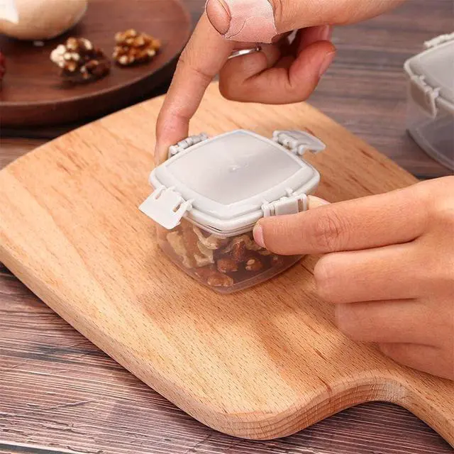 Alt view image 7 of 7 - 4pcs Mini Jam Squeeze Bottle Jar with Lid