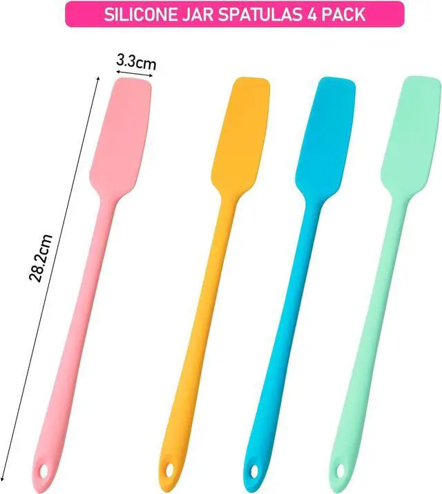 Alt view image 2 of 5 - Mini Silicone Spatula, Jar Spatula for baking