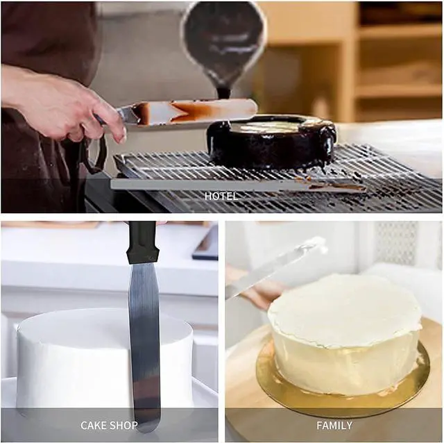 Alt view image 7 of 7 - 6" Straight Icing Spatula Stainless Steel