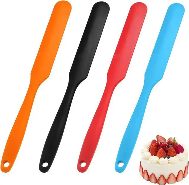 Main image of 4 Pcs Heavy-Duty Silicone jar Spatula Set