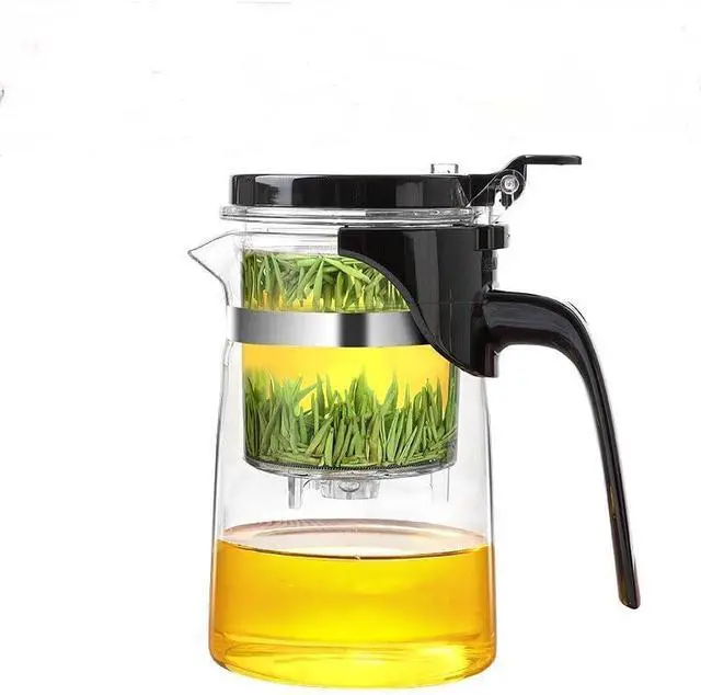 Alt view image 2 of 7 - 500ML Glass Teapot with Detachable Infuser Filter Teapot for Loose Leaf Tea