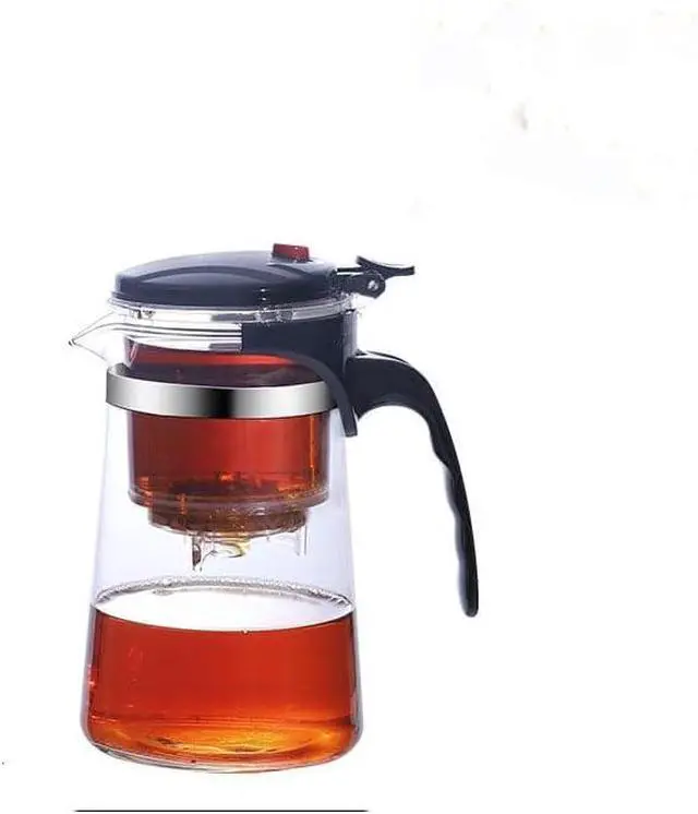 Alt view image 7 of 7 - 500ML Glass Teapot with Detachable Infuser Filter Teapot for Loose Leaf Tea
