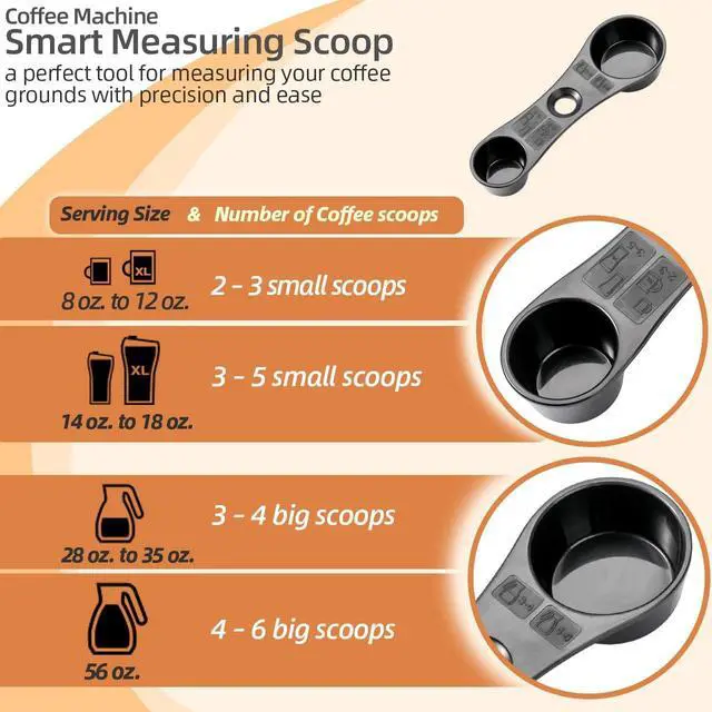 Alt view image 2 of 7 - Smart Coffee Scoop Spoon for Ninja CF090 CF091 CF092 CF097 Coffee Bar Maker
