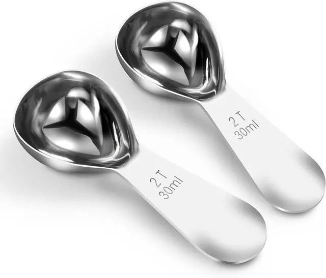 Main image of Coffee Scoop 2 Tablespoon Measuring Spoons for Ground Coffee30ML18/8(2Pcs).