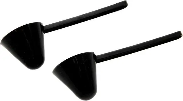 Main image of Chef Craft Classic Plastic Coffee Scoop, 1 Ounce 2 Piece Set, Black
