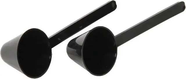 Alt view image 5 of 5 - Chef Craft Classic Plastic Coffee Scoop, 1 Ounce 2 Piece Set, Black