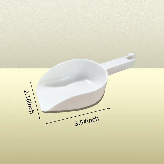 Alt view image 2 of 7 - Mini Ice Scoop 6 OZ, Super Durable, Food Grade PP ice Scooper, Small Kitchen Scoops for Ice Maker Machine Popcorn Coffee Beans Flour