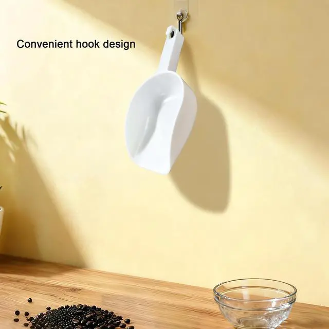 Alt view image 4 of 7 - Mini Ice Scoop 6 OZ, Super Durable, Food Grade PP ice Scooper, Small Kitchen Scoops for Ice Maker Machine Popcorn Coffee Beans Flour