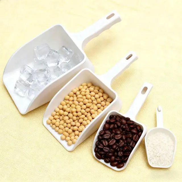 Alt view image 5 of 7 - Mini Ice Scoop 6 OZ, Super Durable, Food Grade PP ice Scooper, Small Kitchen Scoops for Ice Maker Machine Popcorn Coffee Beans Flour