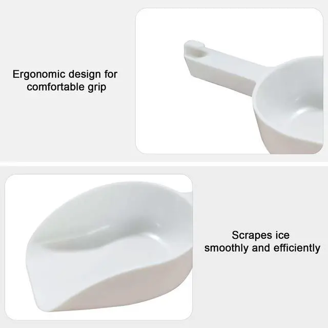 Alt view image 6 of 7 - Mini Ice Scoop 6 OZ, Super Durable, Food Grade PP ice Scooper, Small Kitchen Scoops for Ice Maker Machine Popcorn Coffee Beans Flour