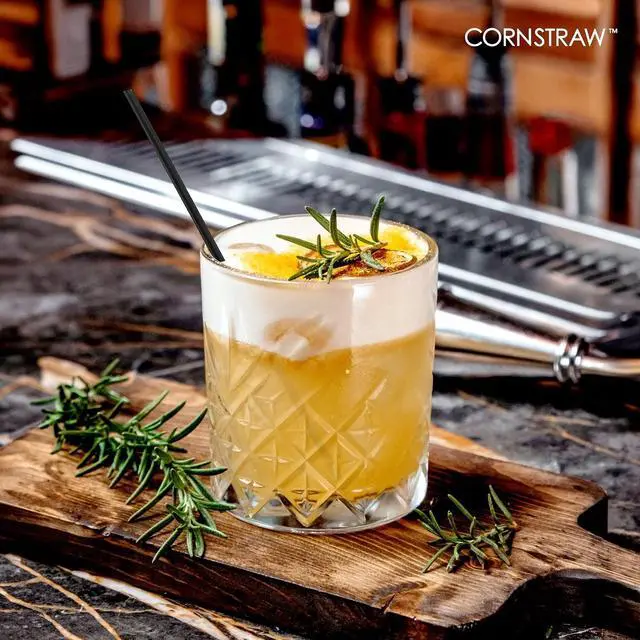 Alt view image 6 of 7 - 5 inch Black PLA Short Cocktail Straws & Coffee Stirrers,Plastic-Free,500PK