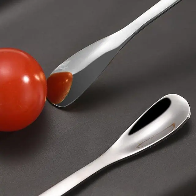 Alt view image 7 of 7 - Ouliget Stainless Steel Coffee Stirring Spoon,Silver Coffee Stir Sticks Drink Spoons,Long Handle Tea Coffee Spoons Tiny Salt Condiment Spoon,Coffee Bar Accessories,6 Inches,8 Pieces