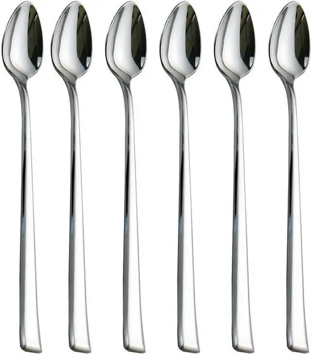Main image of Iced Tea Spoons,18/10 Stainless Steel Stirring Spoon, set of 6,7.9 Inch