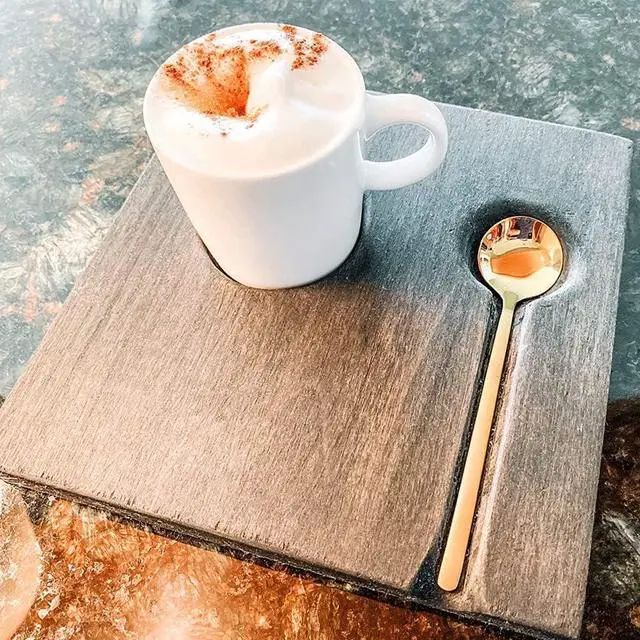 Alt view image 2 of 7 - 6 PCS Gold Coffee Spoons, 18/8 Stainless Steel Espresso Spoons, 5.2 Inches Vogue Mini Tea Spoon, Cappuccino Stirring Small Spoon for Dessert, Ice Cream, Frosted Handle, Sweejar (Gold)