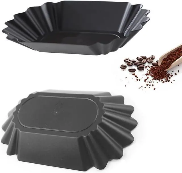 Alt view image 4 of 7 - 2 Pack Coffee Scale Weight Boats Coffee Bean Weighing Tray Roast Whole Beans Pans Weighing Dishes for Food Kitchen Scale Rechargeable Espresso Scales Espresso Machine Cold Brew Maker