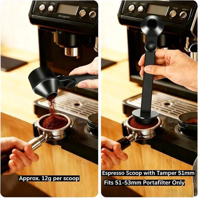 Alt view image 5 of 6 - Coffee Scoop Funnel for Ground Coffee, Protein & Cocoa Powder, 2 Tbsp