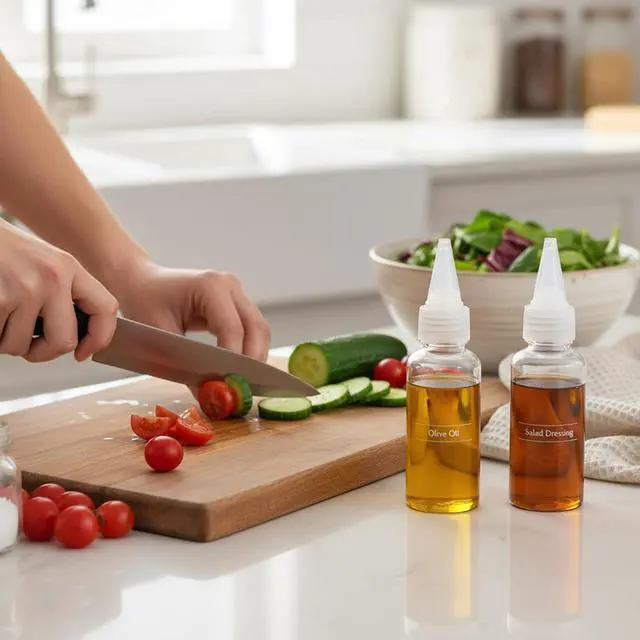 Alt view image 6 of 7 - 6 Pcs 1 Oz Small Clear Squeeze Bottles with Tip Cap, Plastic Travel Pointed Squeeze Bottle Refillable Squeezes Empty Bottles with Twist Top Cap for Storing Liquids Sauces Glue Lotion Art Craft