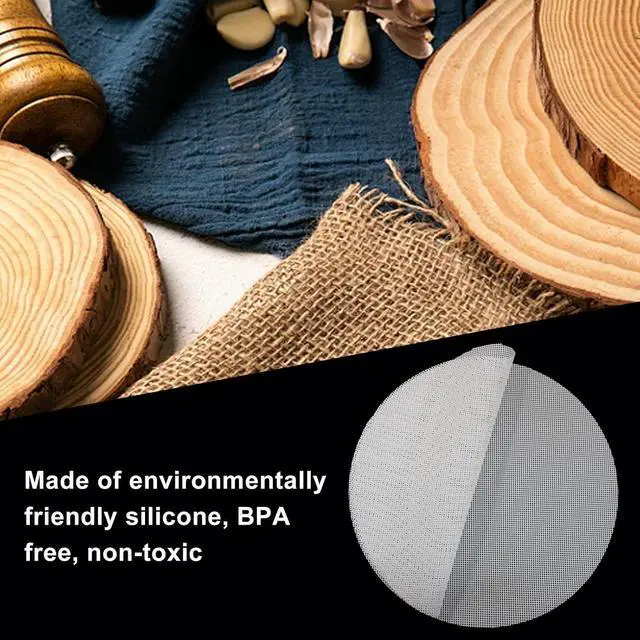 Alt view image 4 of 7 - 12 Inch Silica Steamer Liners, 10 Pcs