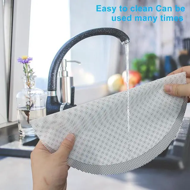 Alt view image 6 of 7 - 12 Inch Silica Steamer Liners, 10 Pcs