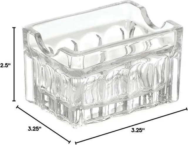 Alt view image 2 of 2 - Tablecraft Glass Packet Holder