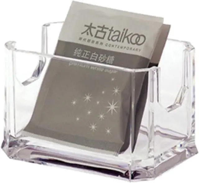 Alt view image 2 of 7 - Acrylic Tabletop Organize for ase Bags Sweetener Organizing Box for Hotel Restaurant Living Room Sugar Packet onta Acrylic