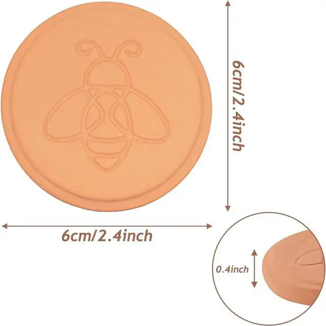Alt view image 2 of 7 - 2PCS Terracotta Brown Sugar Keeper Brown Sugar Saver and Softener