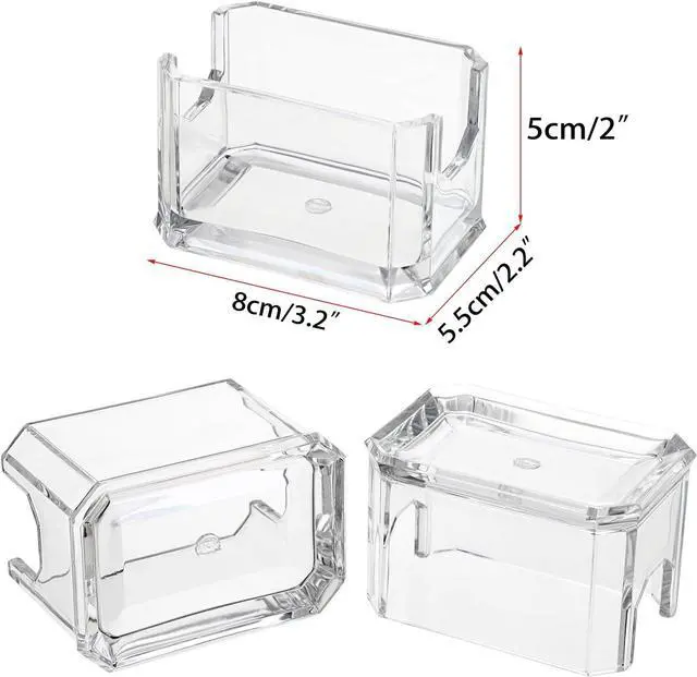 Alt view image 2 of 7 - ELLDOO Set of 4 Sugar Packet Holder, Acrylic Sugar Bowl for Restaurant