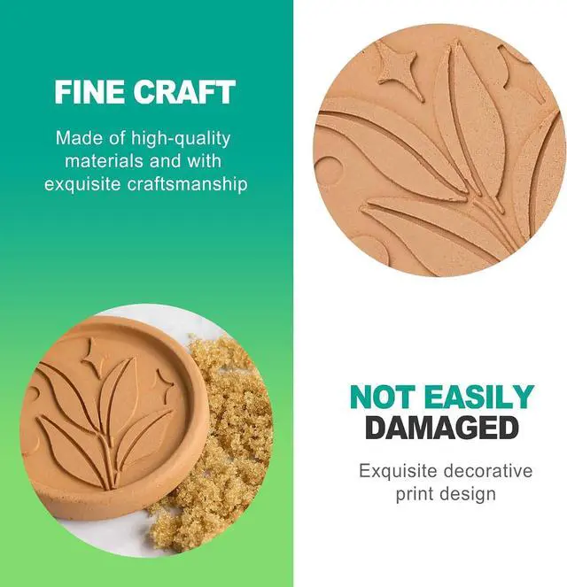 Alt view image 3 of 6 - slaixiu 2PCS Reusable Brown Sugar Saver - Food-Safe Terracotta Clay Disc to Keep Sugar Moist, Baking & Storage Essential